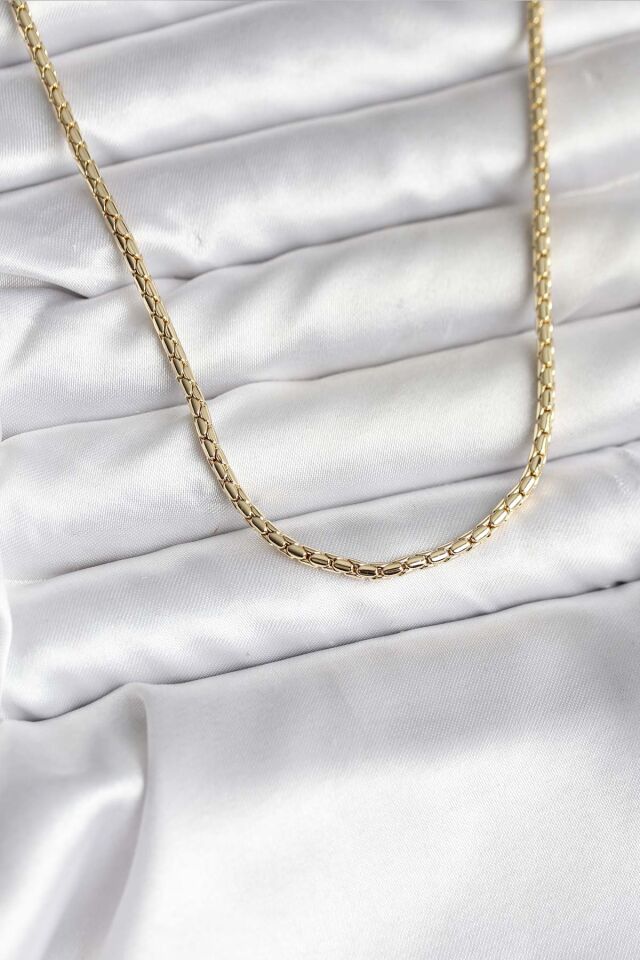 14K Gold Renk Kaplama Zincir Model CM Kadın Kolye