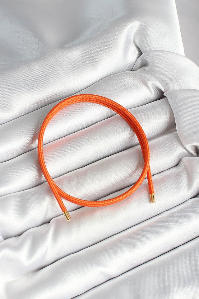 Mıknatıslı Turuncu Renk Sarmal Kadın Bileklik