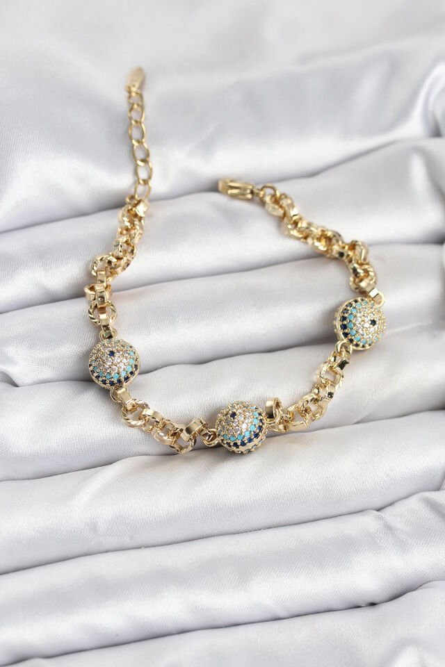 Xuping VIP Nazarlı Gold Renk Bileklik